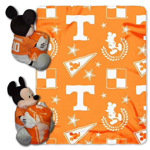 Tennessee Volunteers Ncaa Mickey Mouse With Throw Combo