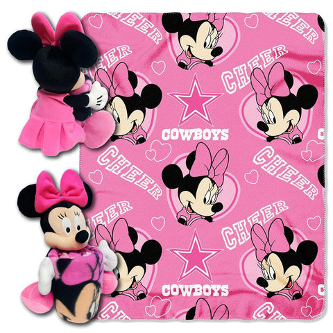 Dallas Cowboys NFL Minnie Mouse with Throw Combo