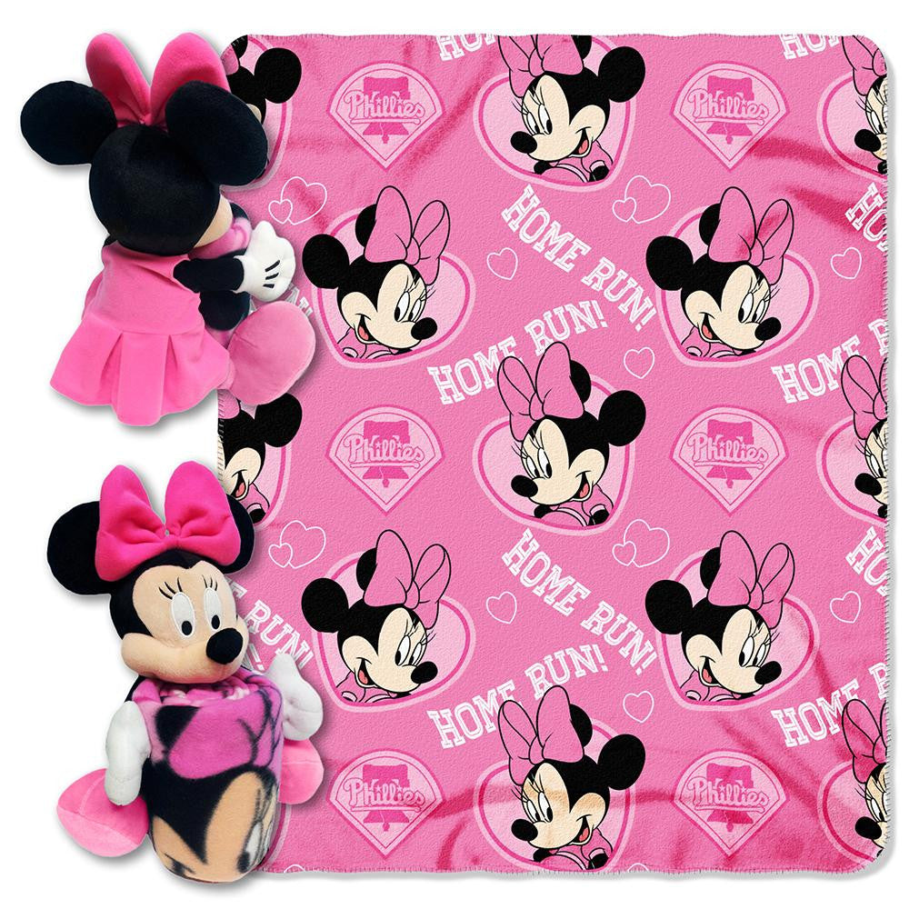 Philadelphia Phillies MLB Minnie Mouse with Throw Combo