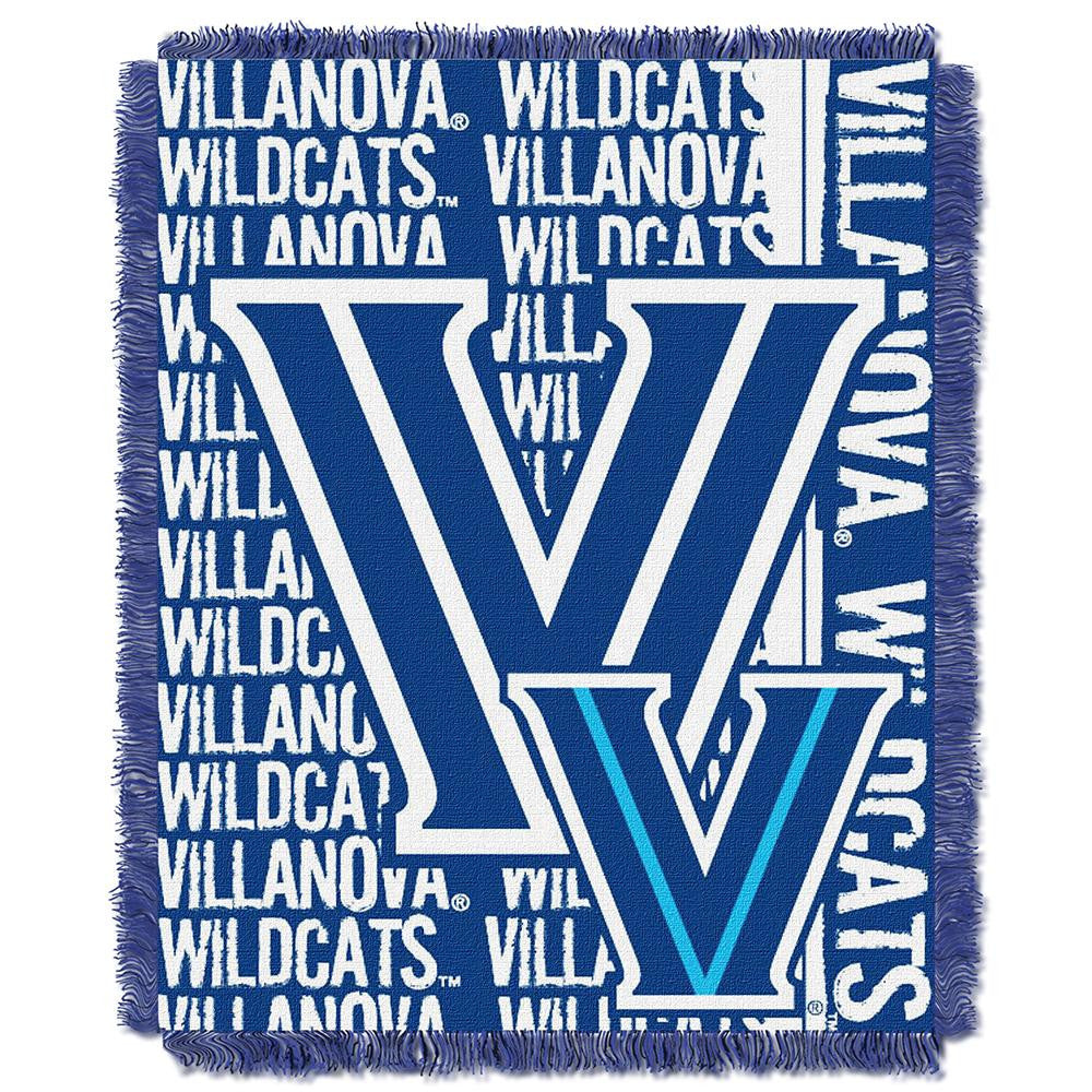 Villanova Wildcats Ncaa Triple Woven Jacquard Throw (double Play Series) (48"x60")