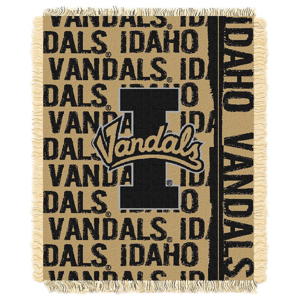 Idaho Vandals Ncaa Triple Woven Jacquard Throw (double Play Series) (48"x60")