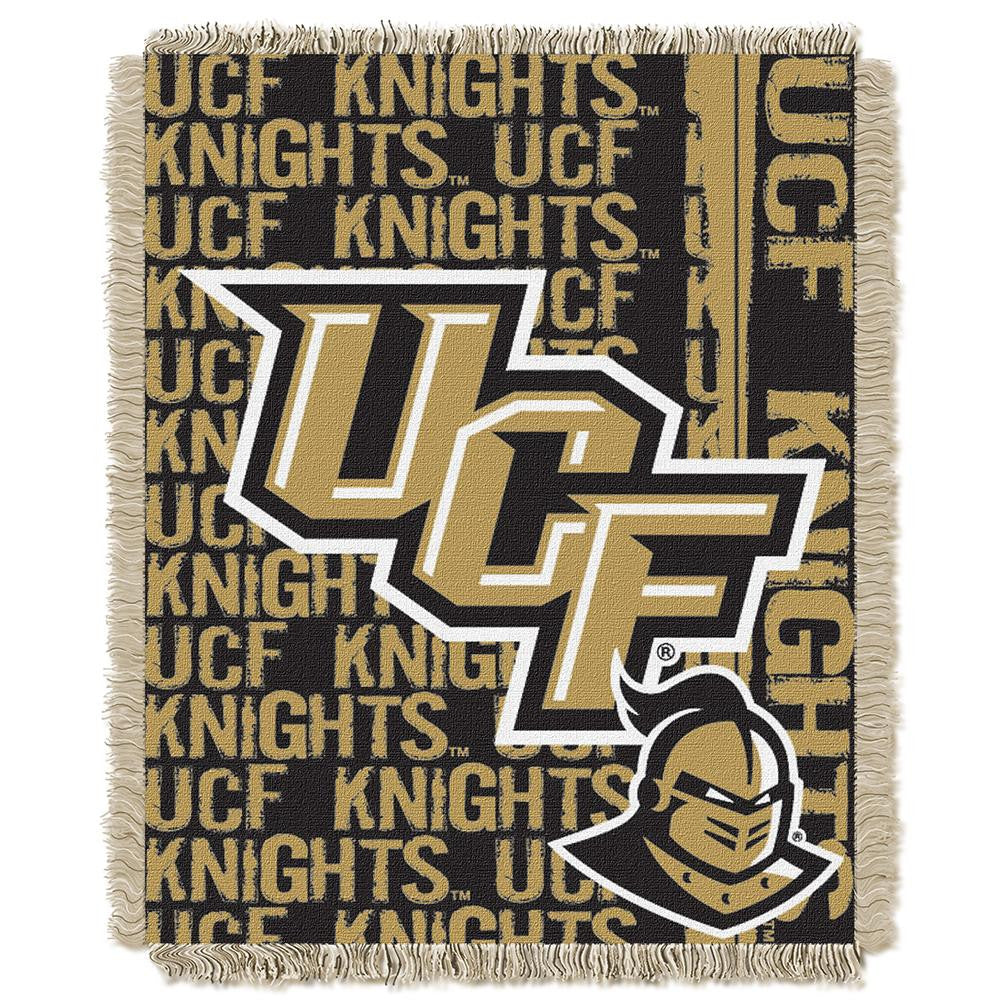 Central Florida Knights Ncaa Triple Woven Jacquard Throw (double Play Series) (48"x60")