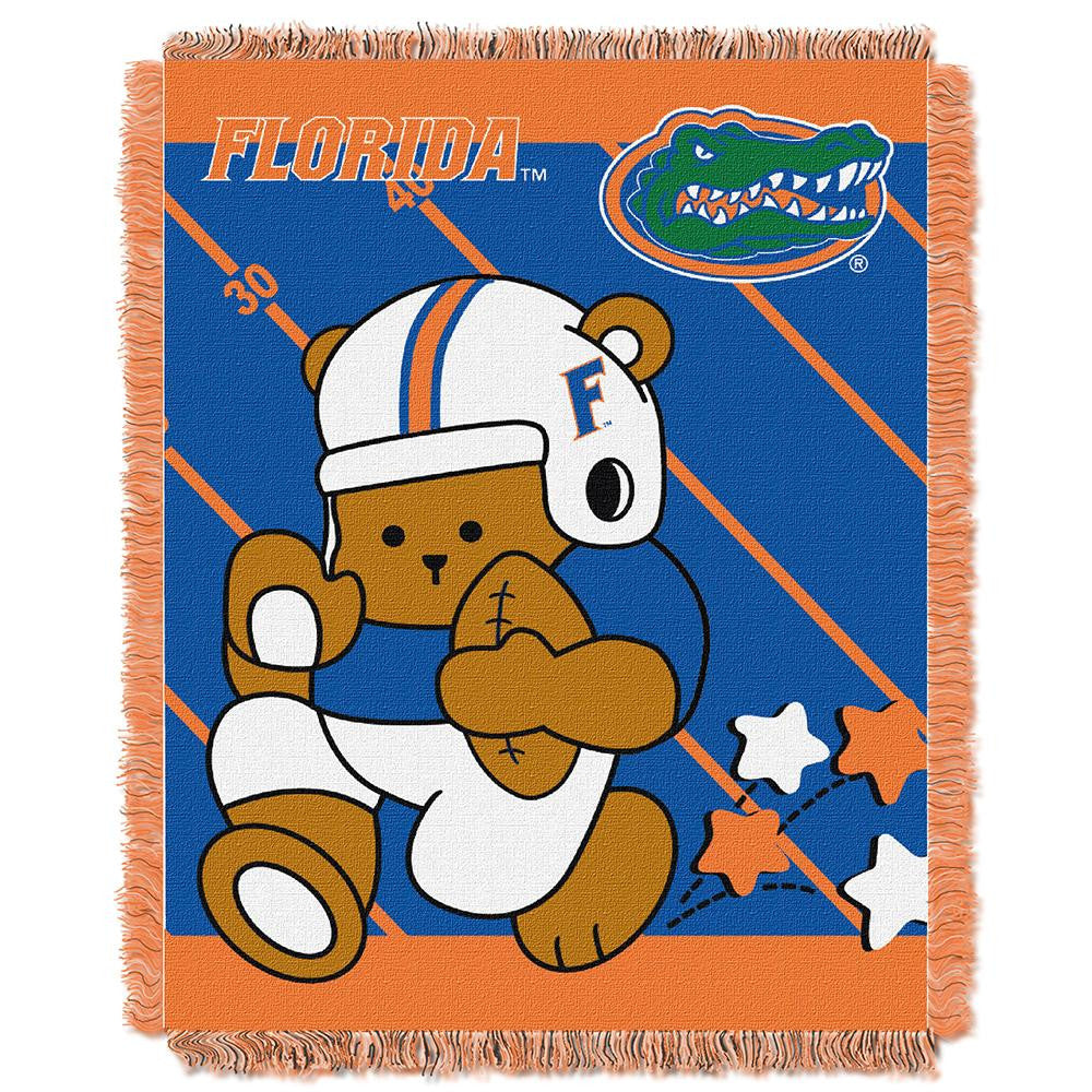 Florida Gators Ncaa Triple Woven Jacquard Throw (fullback Baby Series) (36"x48")