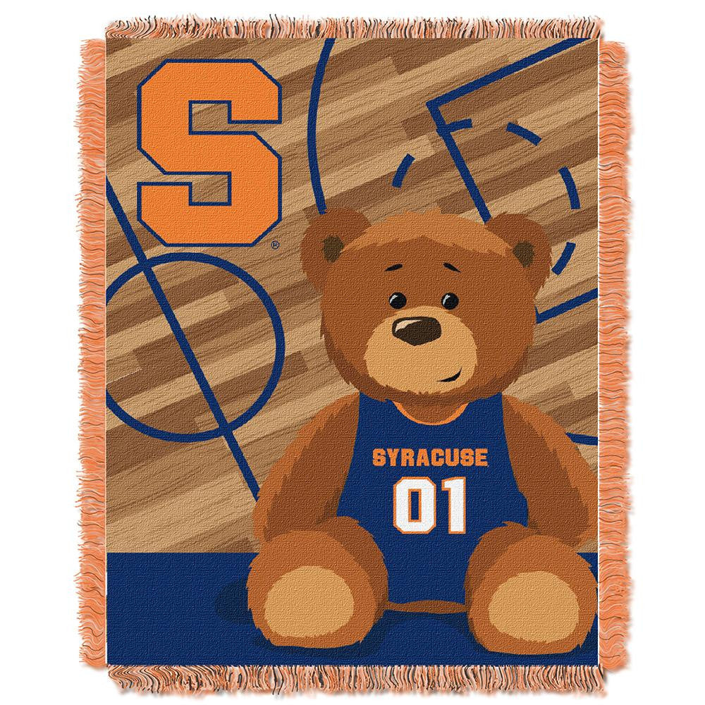 Syracuse Orangemen Ncaa Triple Woven Jacquard Throw (fullback Baby Series) (36"x48")