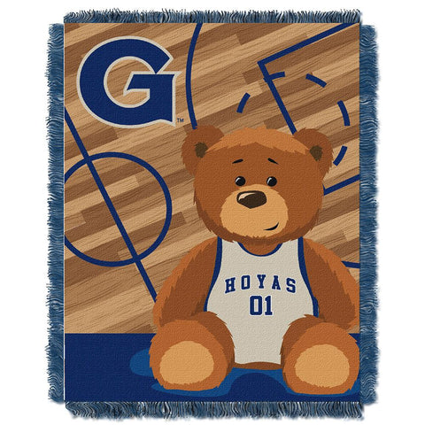 Georgetown Hoyas Ncaa Triple Woven Jacquard Throw (fullback Baby Series) (36"x48")