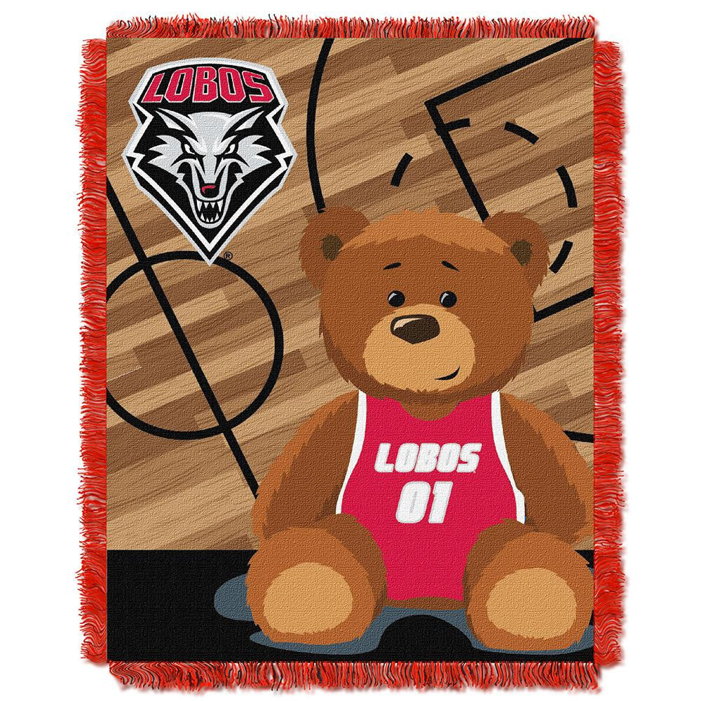 New Mexico Lobos Ncaa Triple Woven Jacquard Throw (fullback Baby Series) (36"x48")