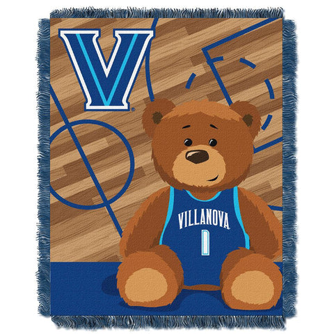 Villanova Wildcats Ncaa Triple Woven Jacquard Throw (fullback Baby Series) (36"x48")