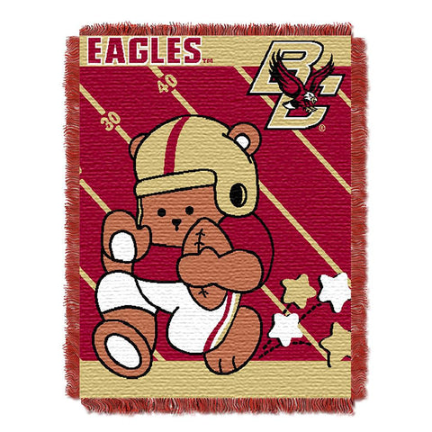 Boston College Eagles Ncaa Triple Woven Jacquard Throw (fullback Baby Series) (36"x48")