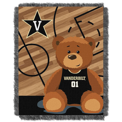 Vanderbilt Commodores Ncaa Triple Woven Jacquard Throw (fullback Baby Series) (36"x48")