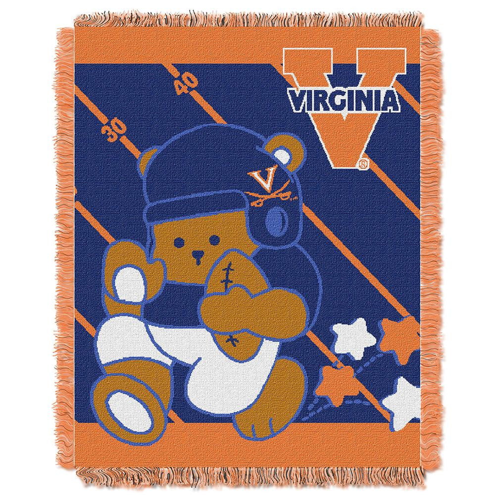 Virginia Cavaliers Ncaa Triple Woven Jacquard Throw (fullback Baby Series) (36"x48")