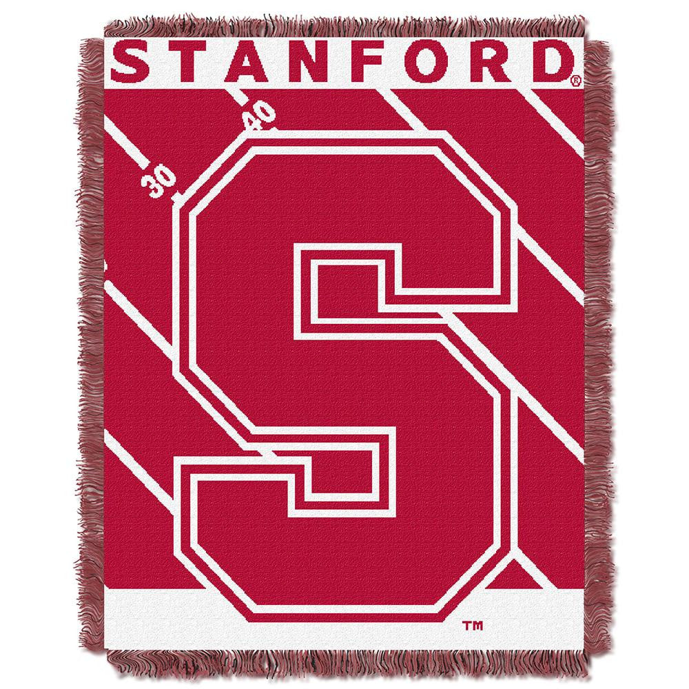 Stanford Cardinal Ncaa Triple Woven Jacquard Throw (fullback Baby Series) (36"x48")