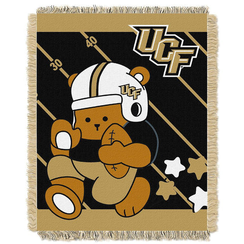 Central Florida Knights Ncaa Triple Woven Jacquard Throw (fullback Baby Series) (36"x48")