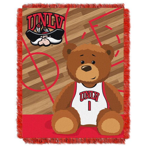 Unlv Runnin Rebels Ncaa Triple Woven Jacquard Throw (fullback Baby Series) (36"x48")