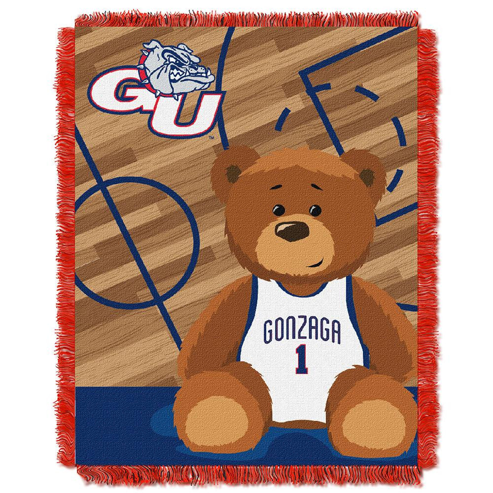 Gonzaga Bulldogs Ncaa Triple Woven Jacquard Throw (fullback Baby Series) (36"x48")