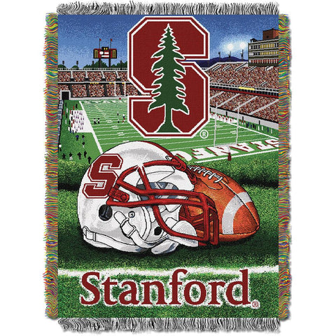 Stanford Cardinal Ncaa Woven Tapestry Throw (home Field Advantage) (48x60)