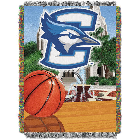 Creighton Bluejays Ncaa Woven Tapestry Throw (home Field Advantage) (48"x60")