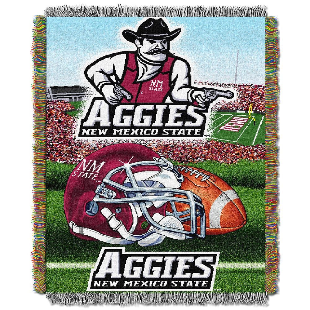 New Mexico State Aggies Ncaa Triple Woven Jacquard Throw (48"x60")