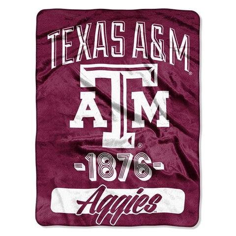 Texas A&m Aggies Ncaa Micro Raschel Blanket (varsity Series) (48"x60")