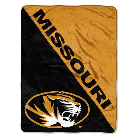 Missouri Tigers Ncaa Micro Raschel Blanket (varsity Series) (46in X 60in)