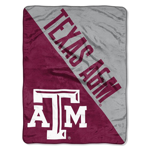 Texas A&m Aggies Ncaa Micro Raschel Blanket (halftone Series) (46in X 60in)