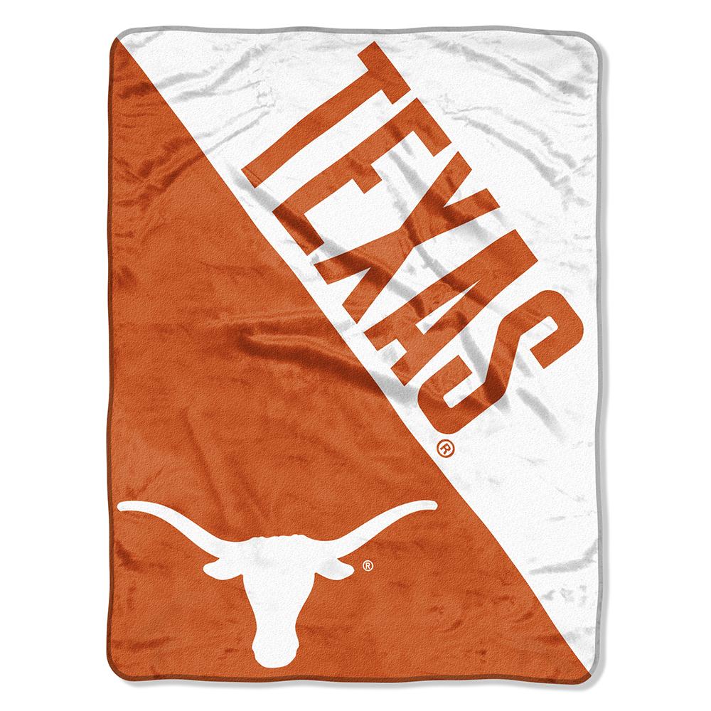 Texas Longhorns Ncaa Micro Raschel Blanket (halftone Series) (46in X 60in)