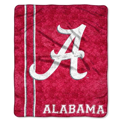 Alabama Crimson Tide Ncaa Sherpa Throw (jersey Series) (50in X 60in)