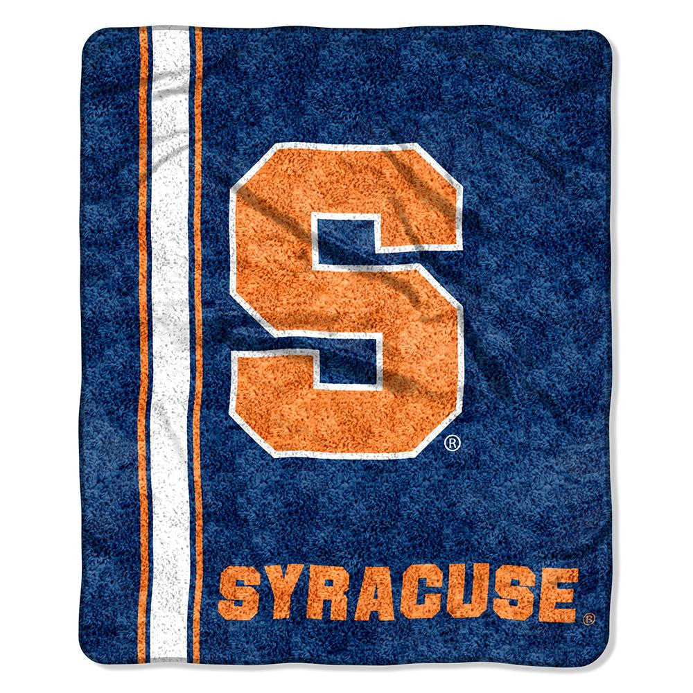 Syracuse Orangemen Ncaa Sherpa Throw (jersey Series) (50in X 60in)