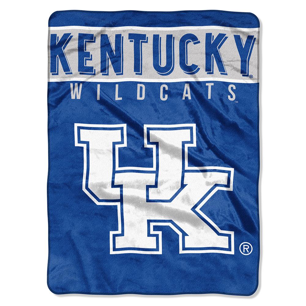 Kentucky Wildcats Ncaa Royal Plush Raschel Blanket (basic Series) (60x80)