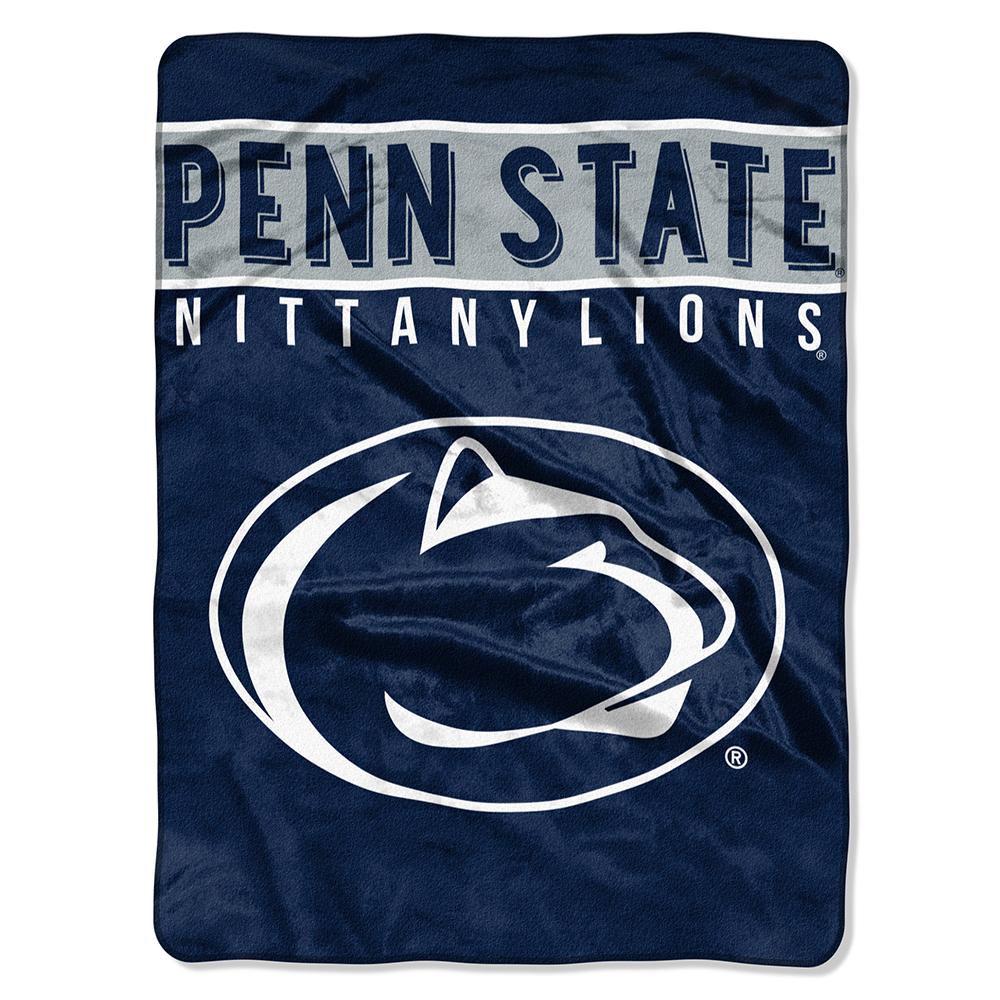 Penn State Nittany Lions Ncaa Royal Plush Raschel Blanket (basic Series) (60x80)