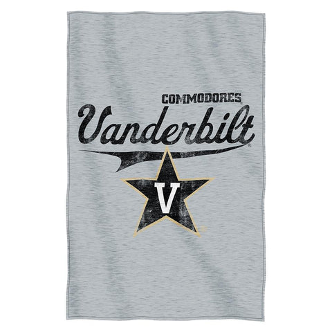 Vanderbilt Commodores Ncaa Sweatshirt Throw (54inx84in)