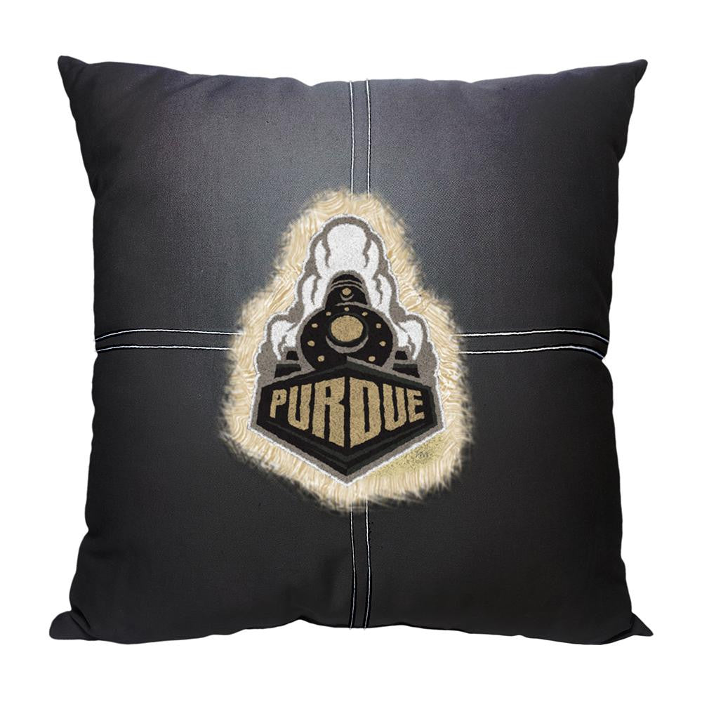 Purdue Boilermakers Ncaa Team Letterman Pillow (18x18)