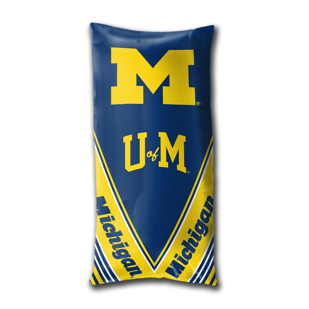 Michigan Wolverines Ncaa Folding Body Pillow