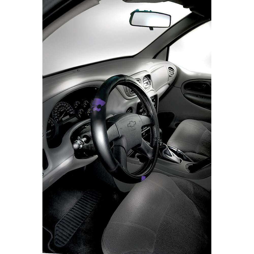 Kansas State Wildcats Ncaa Steering Wheel Cover (14.5" To 15.5")