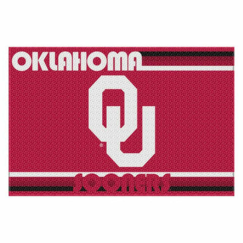 Oklahoma Sooners Ncaa Tufted Rug (old Glory Series) (59"x39")