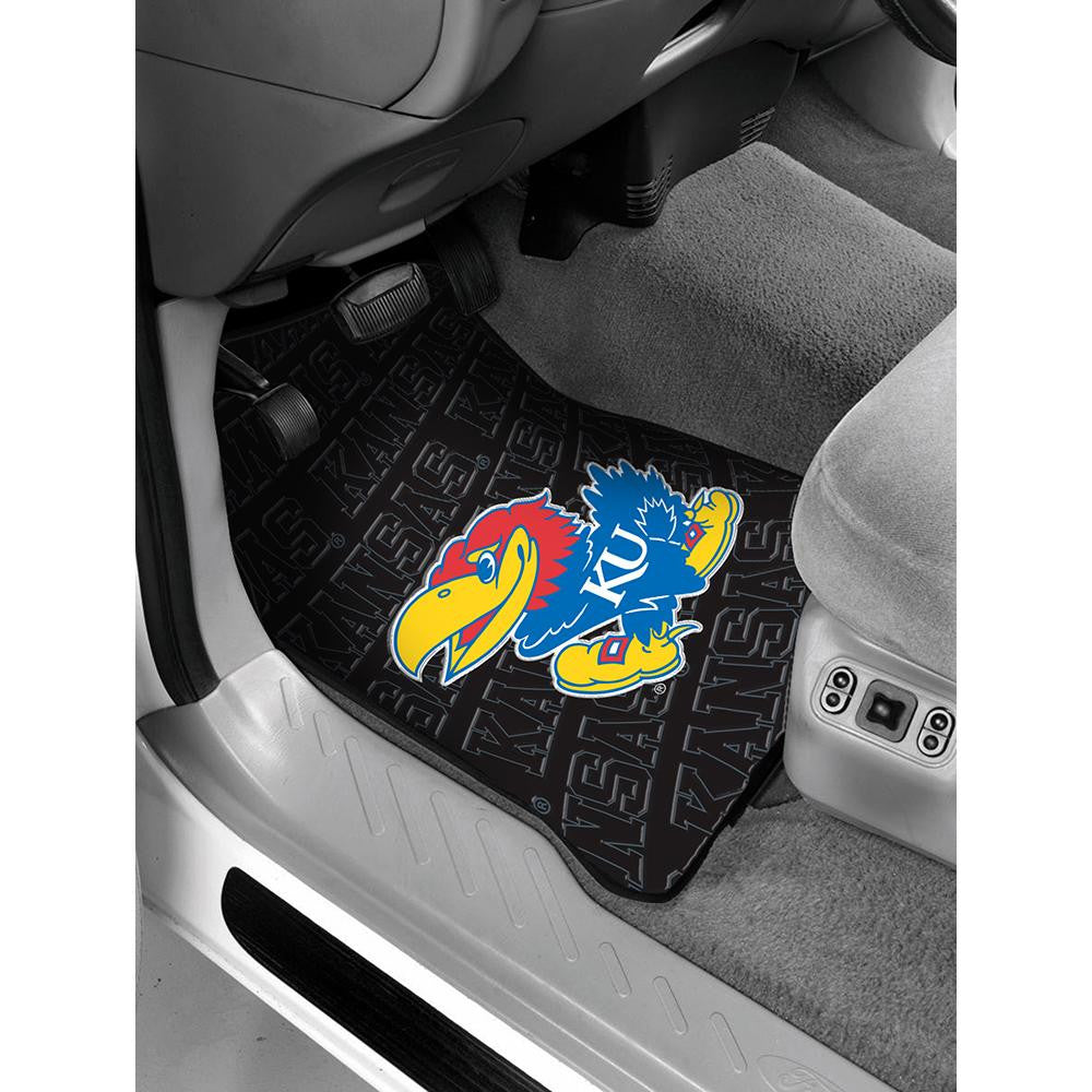 Kansas Jayhawks Ncaa Car Front Floor Mats (2 Front) (17"x25")