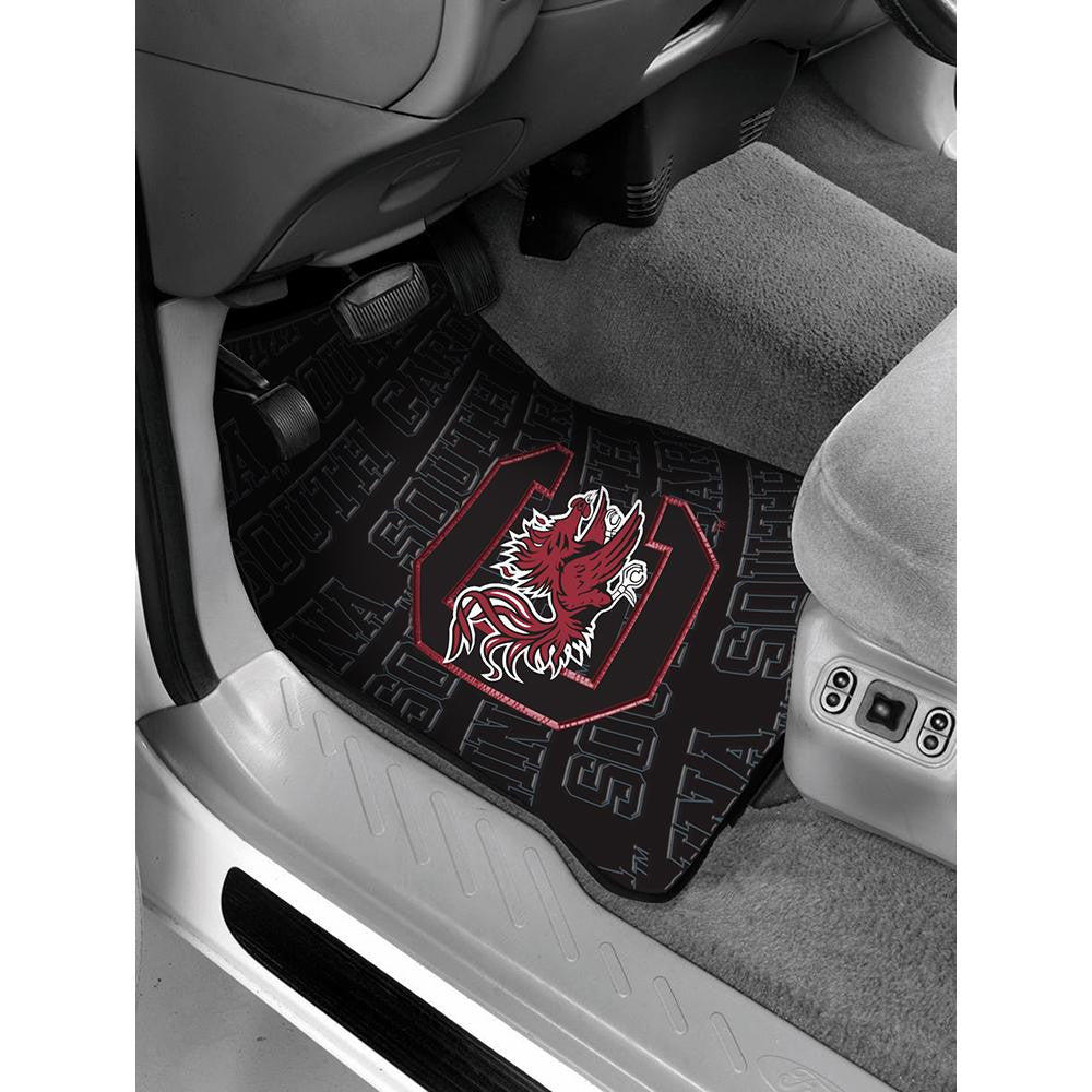 South Carolina Gamecocks Ncaa Car Front Floor Mats (2 Front) (17"x25")