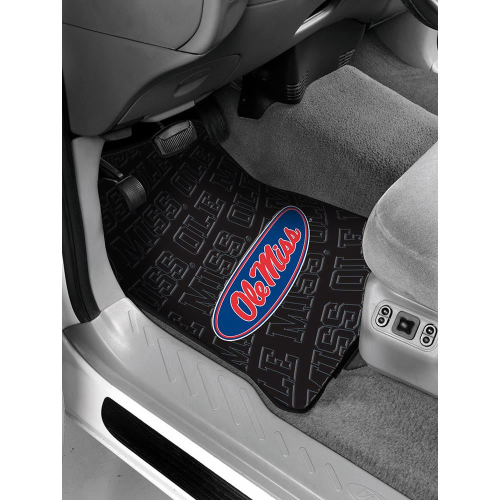 Mississippi Rebels Ncaa Car Front Floor Mats (2 Front) (17"x25")