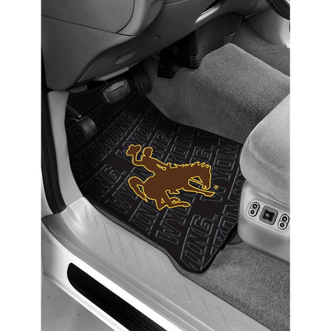 Wyoming Cowboys Ncaa Car Front Floor Mats (2 Front) (17"x25")