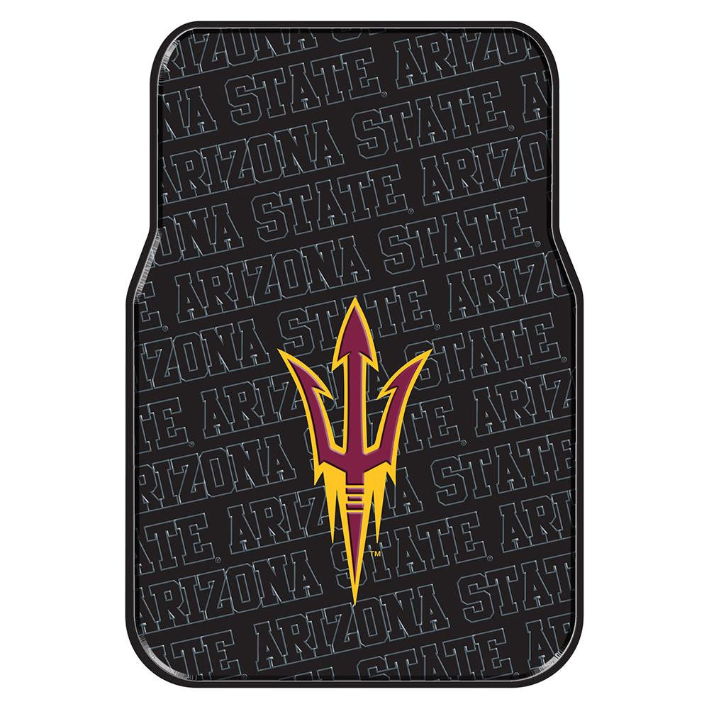 Arizona State Sun Devils Ncaa Car Front Floor Mats (2 Front) (17"x25")