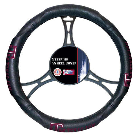 Texas A&m Aggies Ncaa Steering Wheel Cover (14.5" To 15.5")