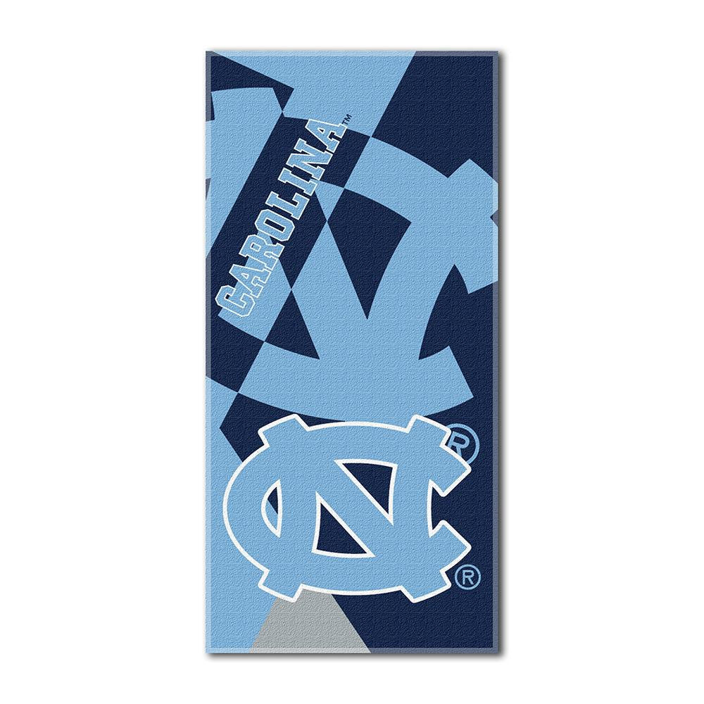 North Carolina Tar Heels Ncaa ?puzzle? Over-sized Beach Towel (34in X 72in)