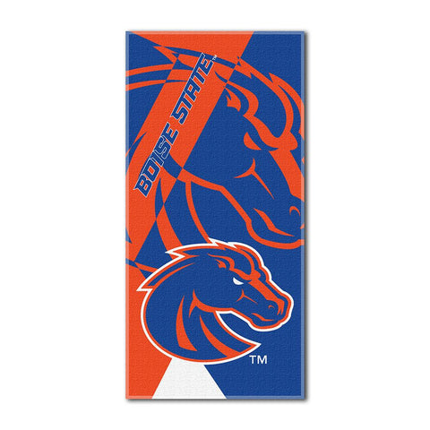 Boise State Broncos Ncaa Over-sized Beach Towel (puzzle Series) (34in X 72in)
