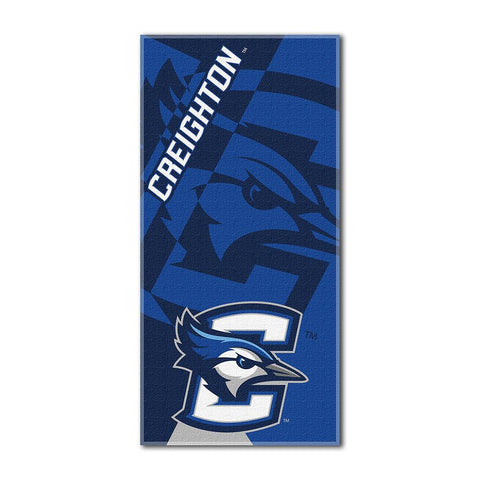Creighton Bluejays Ncaa Over-sized Beach Towel (puzzle Series) (34in X 72in)