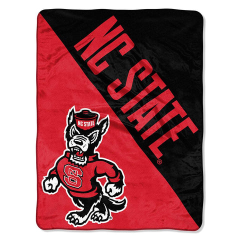 North Carolina State Wolfpack Ncaa Micro Raschel Blanket (two Tone Series) (48"x60")