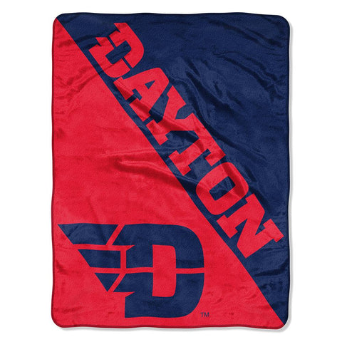 Dayton Flyers Ncaa Micro Raschel Blanket (two Tone Series) (48"x60")