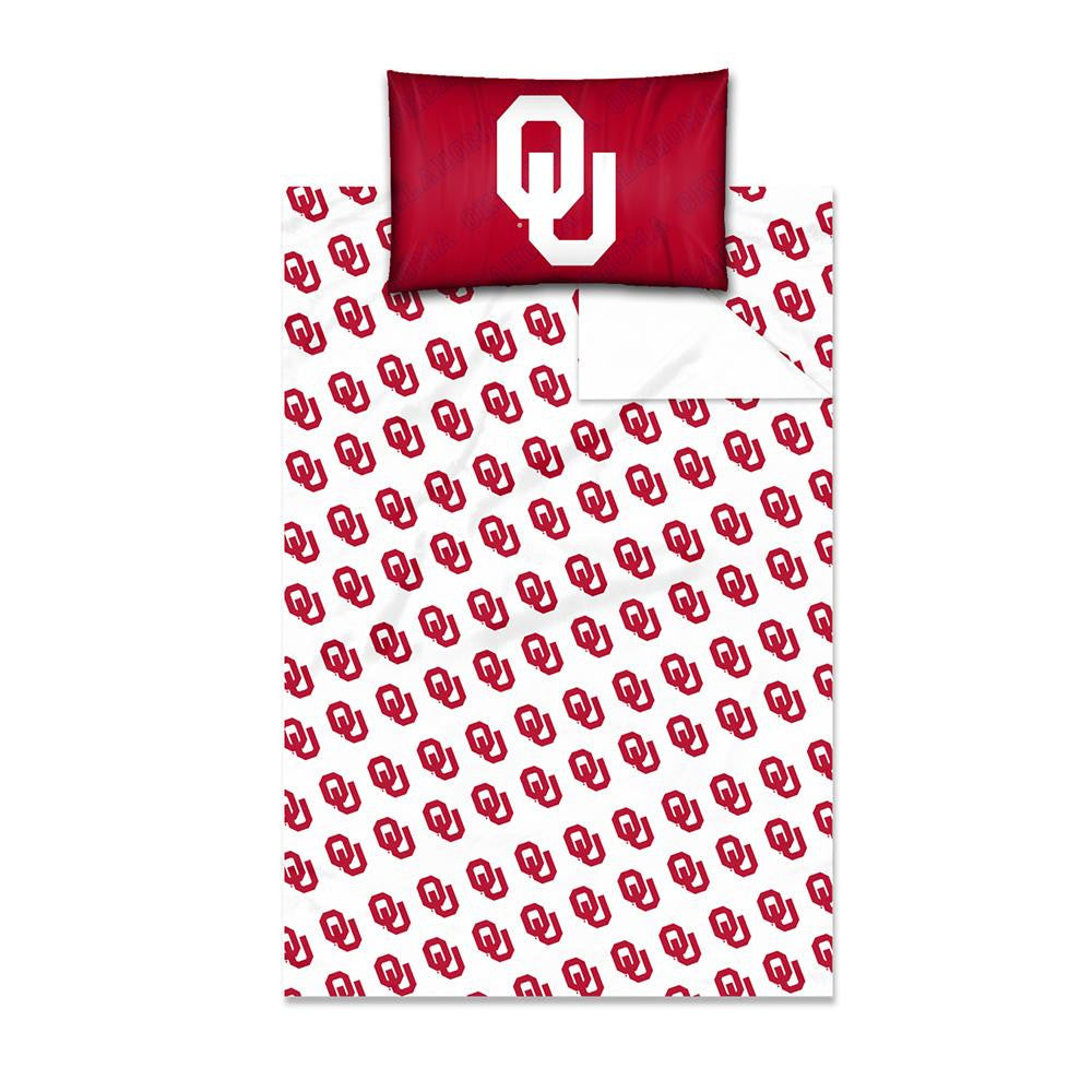 Oklahoma Sooners Ncaa Twin Sheet Set