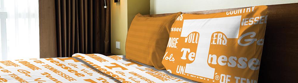 Tennessee Volunteers Ncaa Twin Sheet Set (anthem Series)