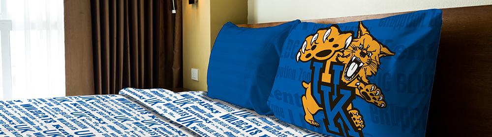 Kentucky Wildcats Ncaa Twin Sheet Set (anthem Series)