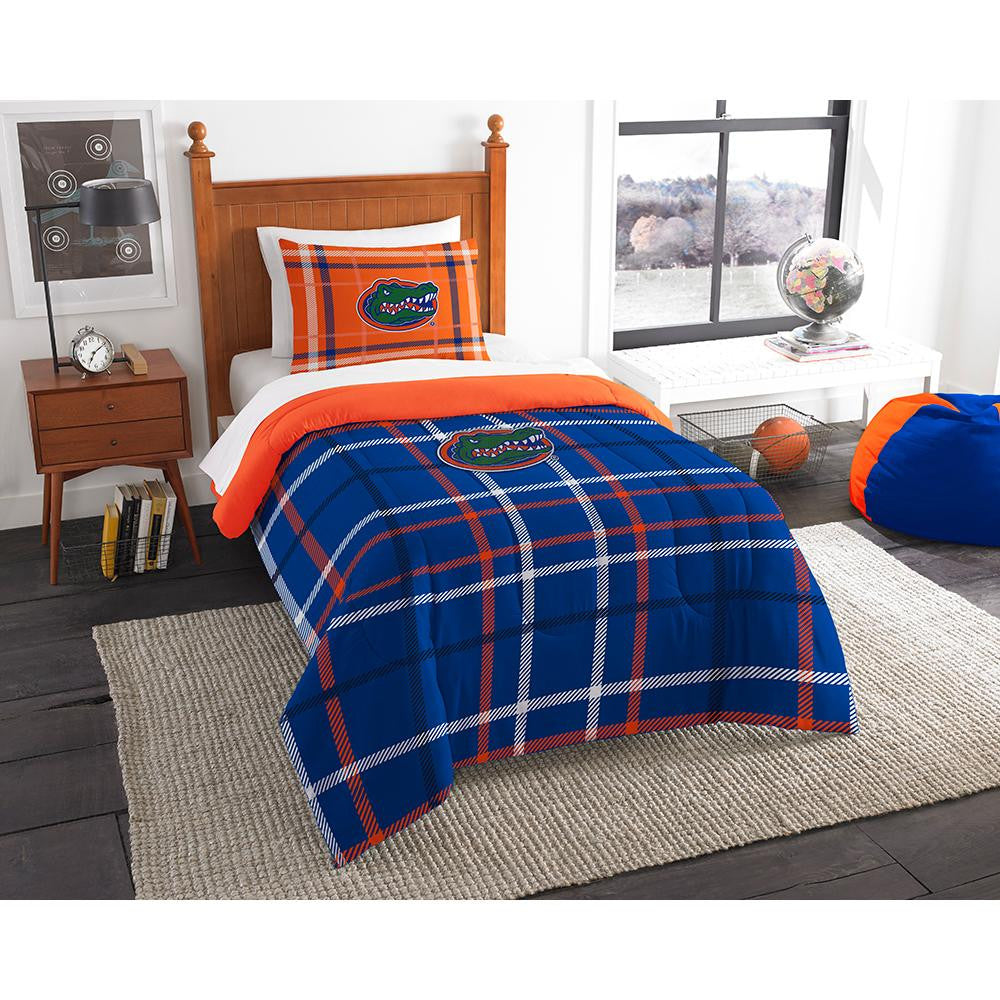 Florida Gators Ncaa Twin Comforter Set (soft & Cozy) (64" X 86")