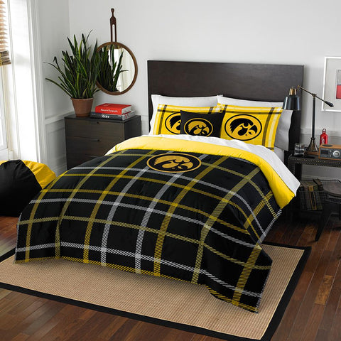 Iowa Hawkeyes Ncaa Full Comforter Set (soft & Cozy) (76" X 86")